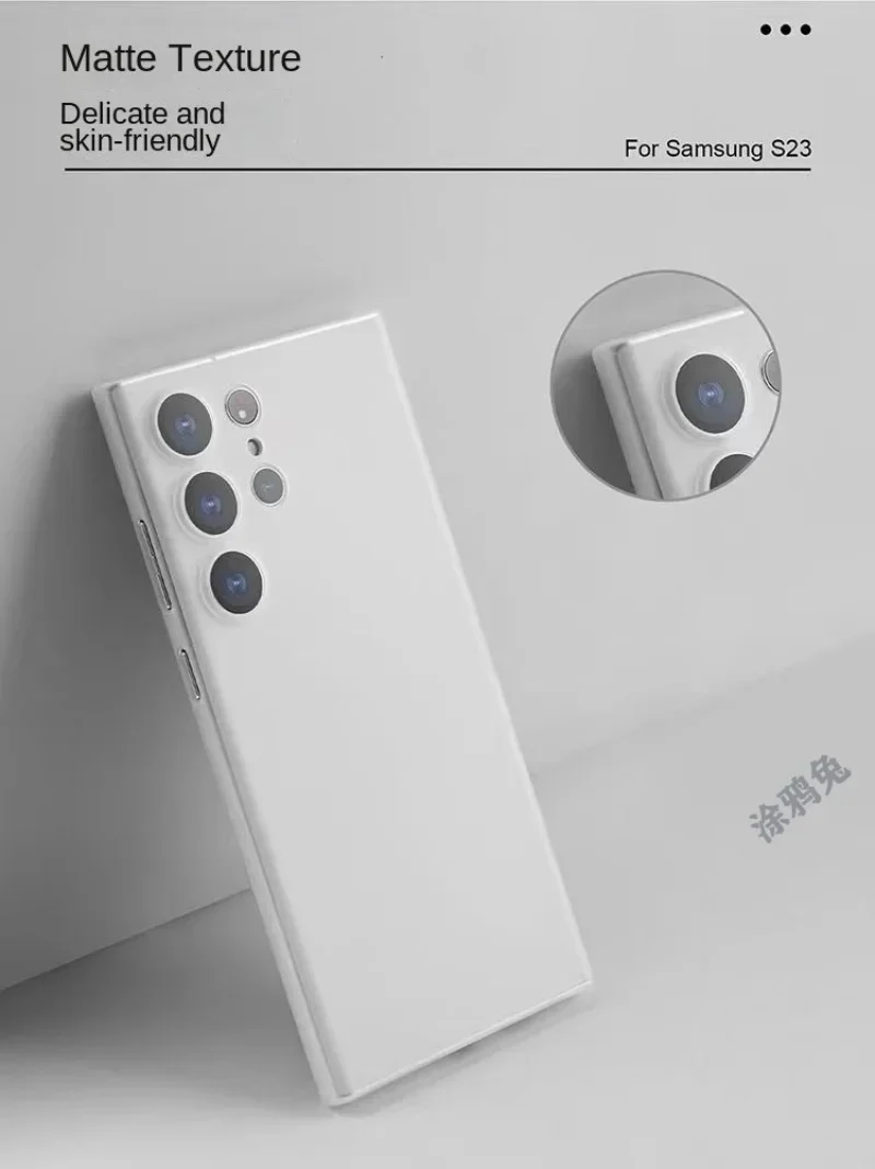 

Ультратонкая тонкая задняя крышка из полипропилена для samsung galaxy S23 s24 s25 plus Ultra Funda, роскошный противоударный чехол для телефона 0,35 мм