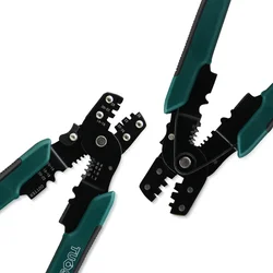 8 Inch Plier Peel Wire Multi Function Crimping Cold Pressure Terminal Press Clamp Terminals Green