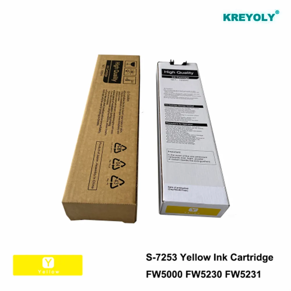 Compatible Ink Cartridge For Riso Comcolor FW1230/2230/5230/5231/5000 Inkjet Printer 1000ML BK C M Y