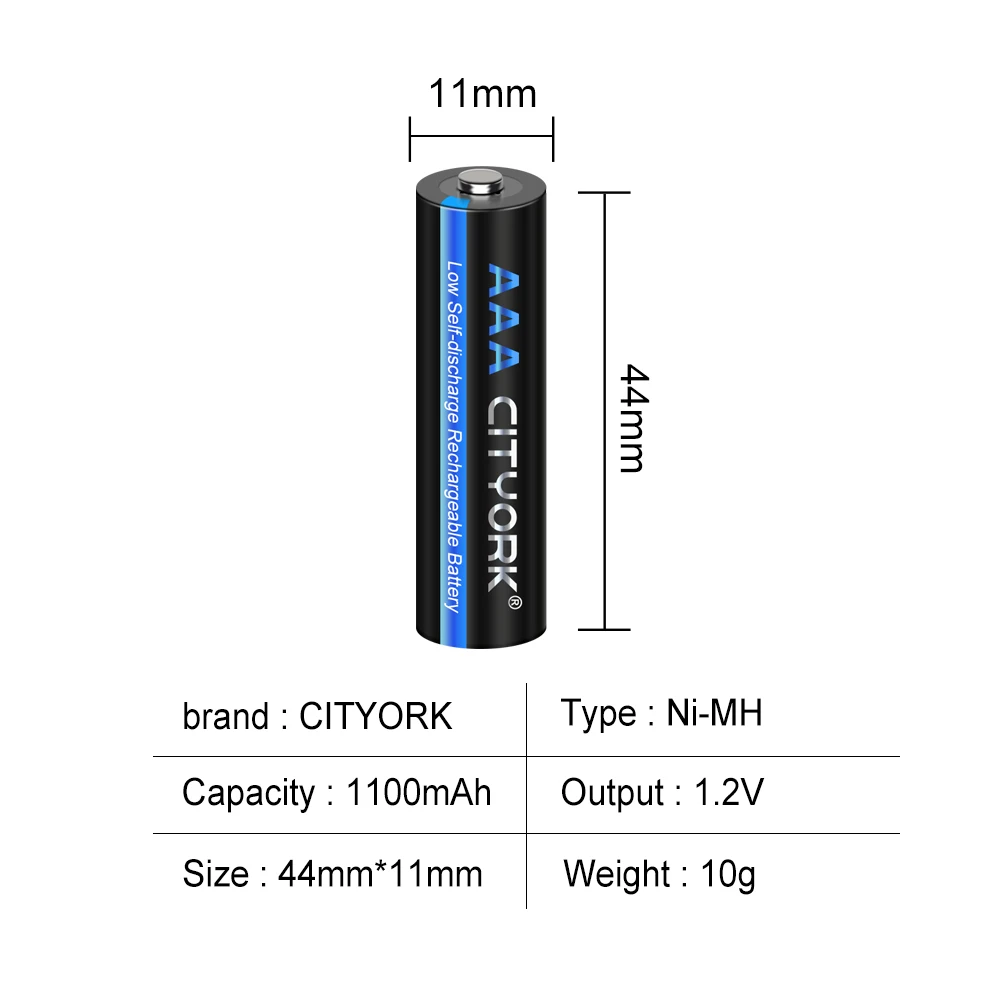 Akumulator Ni-MH 1,2 V AA 3000 mAh Bateria AAA 1100 mAh Akumulator szybki 1,2 V Ni-MH AA + Ładowarka AAA