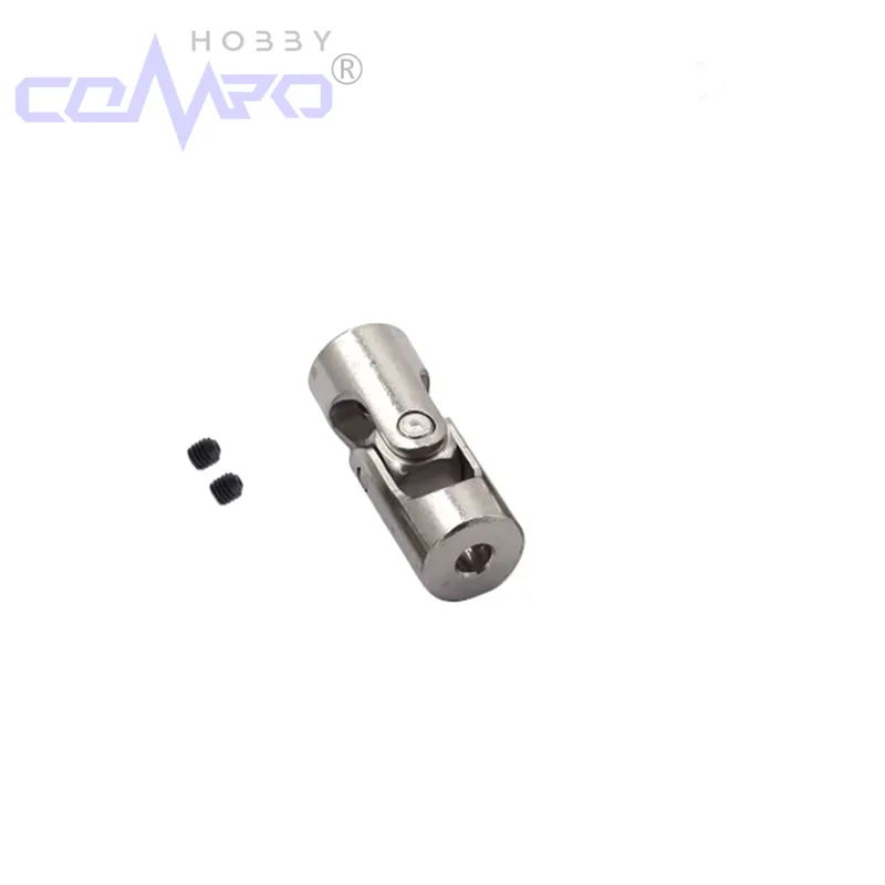 Acoplador de eixo de carro para barco rc, conector de motor de junta cardan de metal, acoplamento de junta universal cardan 2/2.3/3/3.17/4/5/6/8/10/12mm, 1 peça