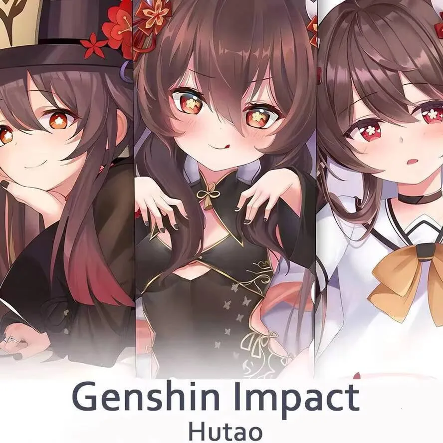 

Наволочка для косплея Hing Hu Tao Genshin Impact Hutao Dakimakura