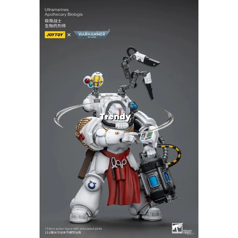 【En Stock】 JOYTOY Hammer 40K 1/18 figurine Uitramarines pharmacien biologue Collection jouet classique cadeau