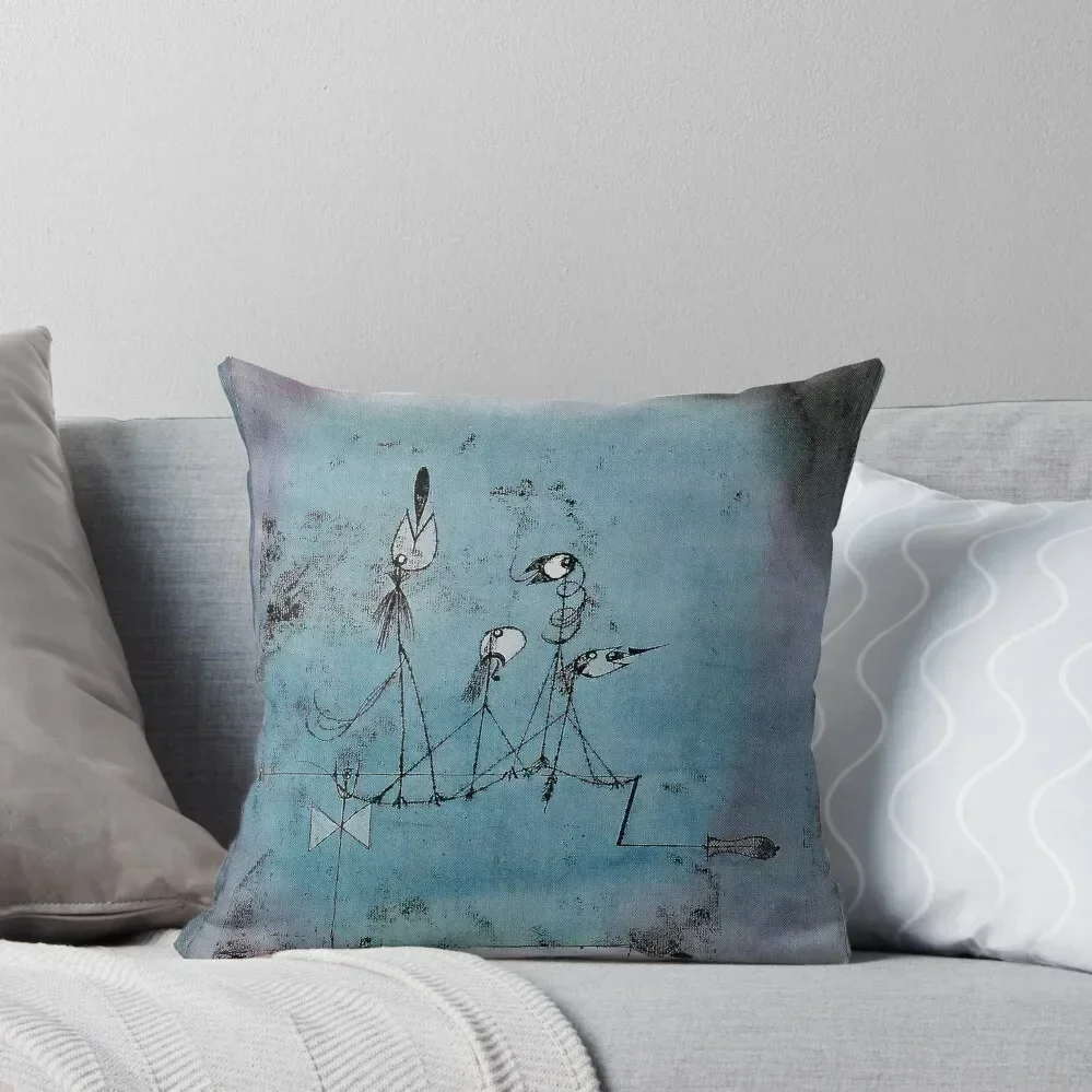 

The Twittering Machine Paul Klee 1951 Throw Pillow Decorative pillowcase christmas ornaments 2025 Anime pillow