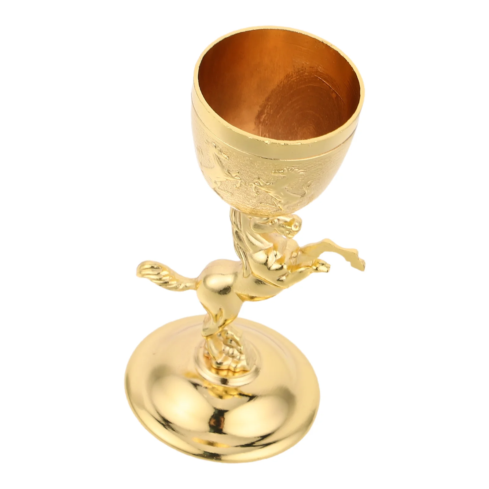 

Wine Cup Mongolian Galloping Horse Design Vintage Retro Goblet Decorative Drinking Cup Metal Zinc Alloy Household Drinkware Gift