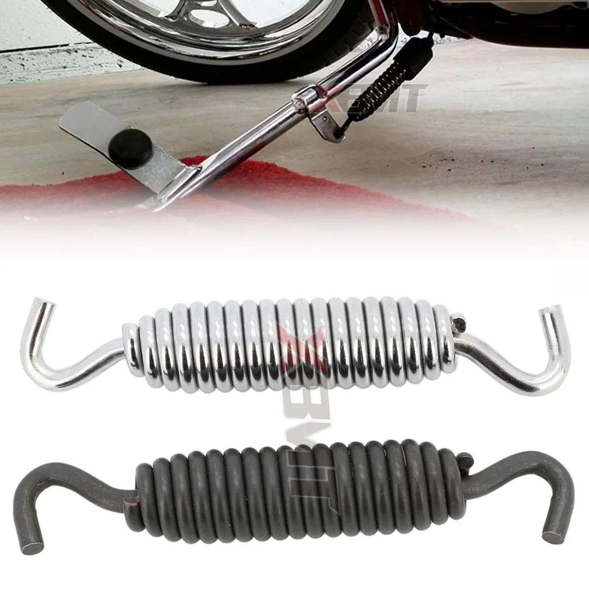 Motorcycle Kickstand Spring Stand For Harley Sportster XL 883 1200 X48 Softail Fatboy Breakout Touring Road Electra Street Glide