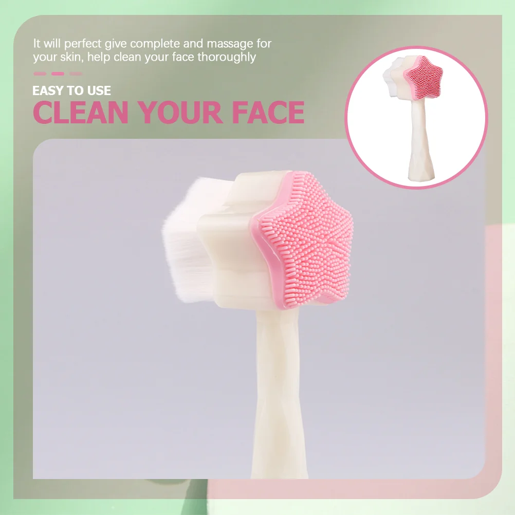 Skin Care Products Silicone Face Brush Man Body Scrub Cleansing Facial Brushes Tool