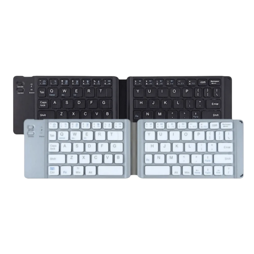 Universal Mini Wireless Keyboard Folding Rechargeable Bluetooth Keyboard Slim Silent Keyboard For IOS/Windows/Android
