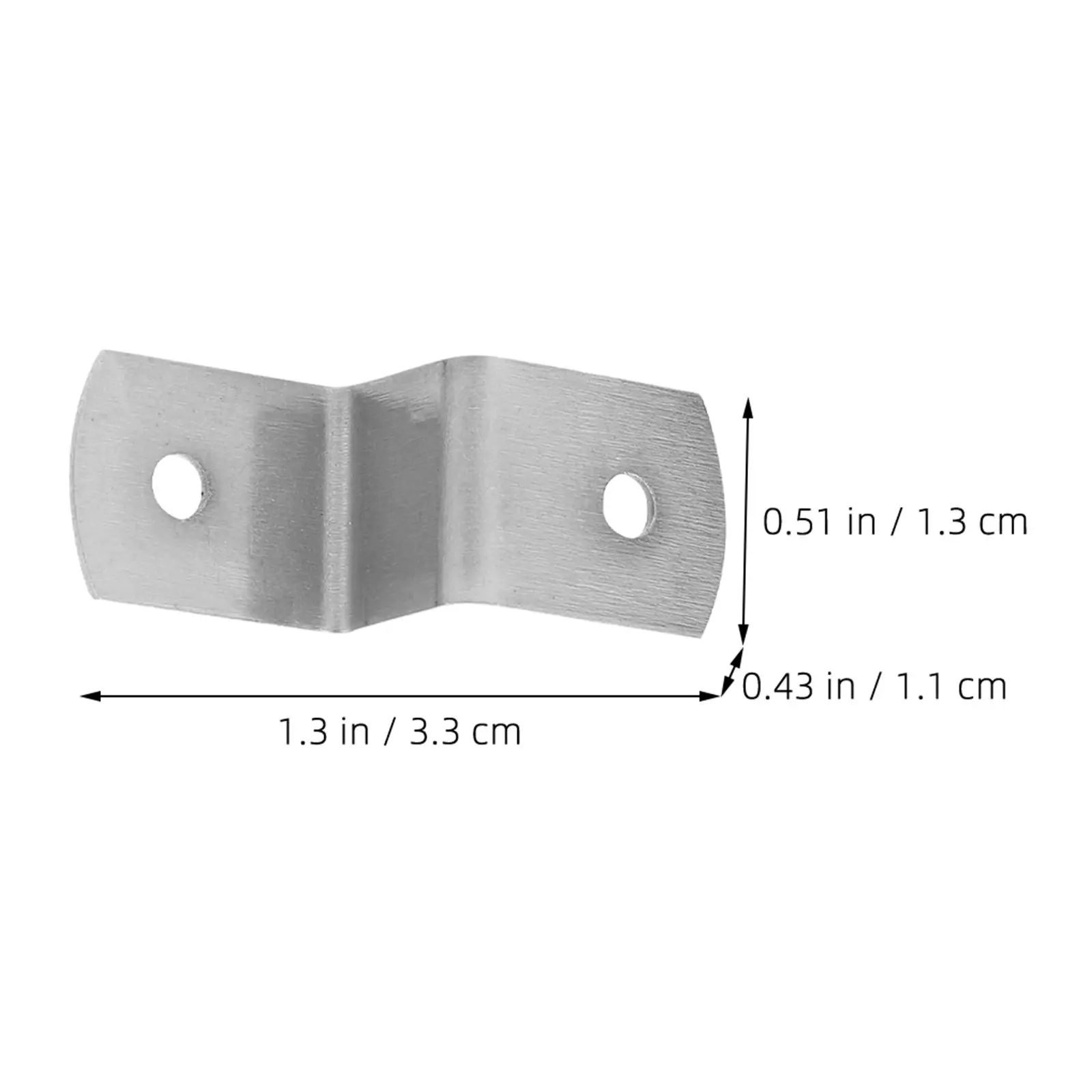 50pcs Z Shape Picture Frame Backing Clips Heavy Duty Photo Frame Fasteners For Wall Shelf Tabletop Display Framing Tools