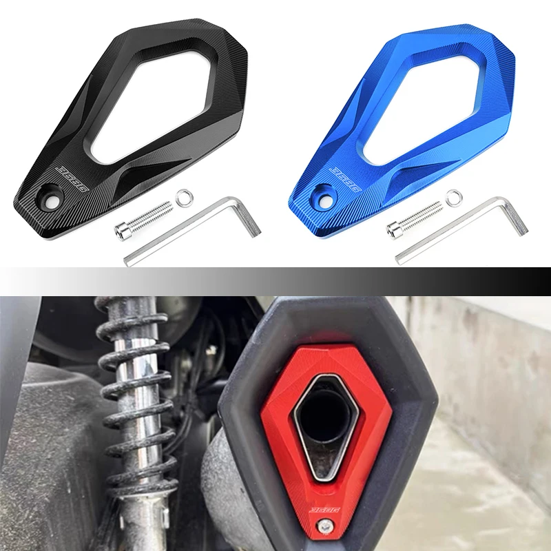 

Motorcycle Accessories Modified Exhaust Pipe Protective Decorative Exhaust Pipe Tip Cover For Zontes 368G 368-G 368G Logo 368G