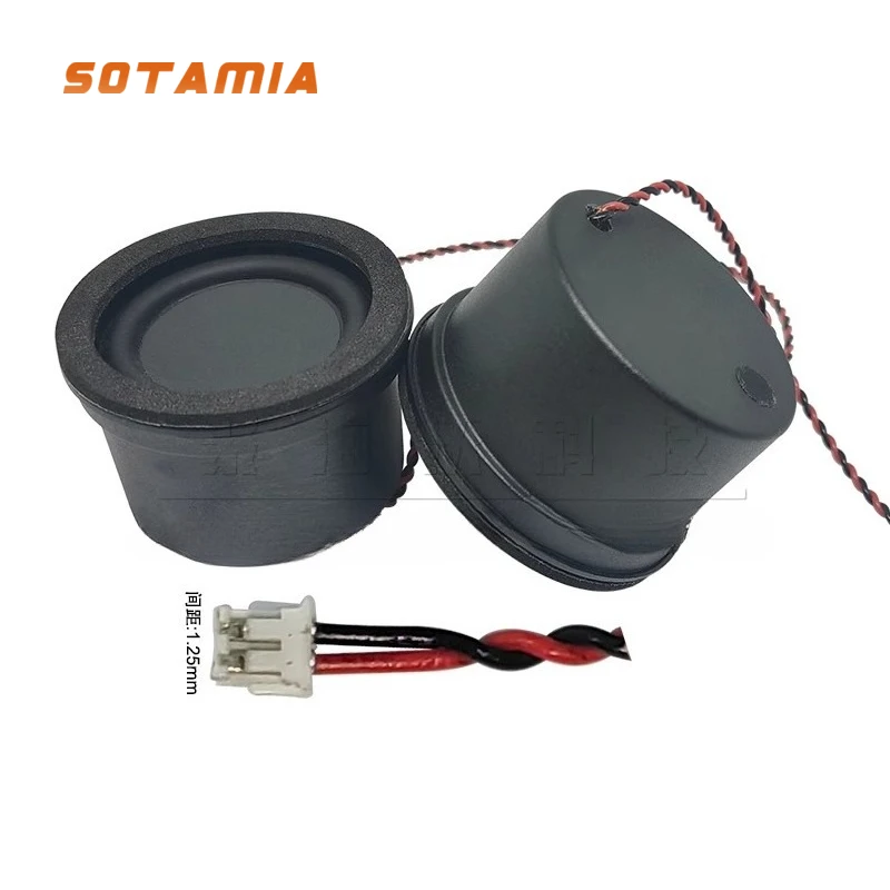 

SOTAMIA 2 шт., 8 Ом, 3 Вт, цилиндрический коробчатый динамик, 16 ядер, двойной магнитный Bluetooth-аудио, полнодиапазонный массажный динамик с полостной креслом