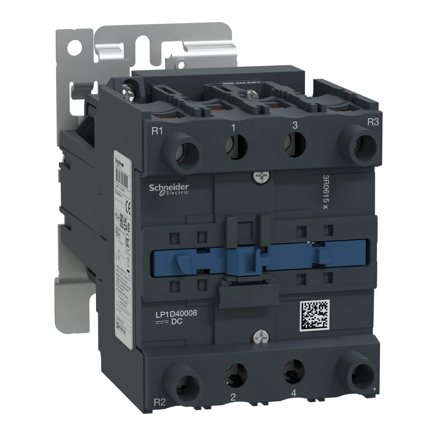 LP1D40008MD contactor - 4P(2 NO + 2 NC) - AC-1 - = 440 V 60 A - 220 V DC coil