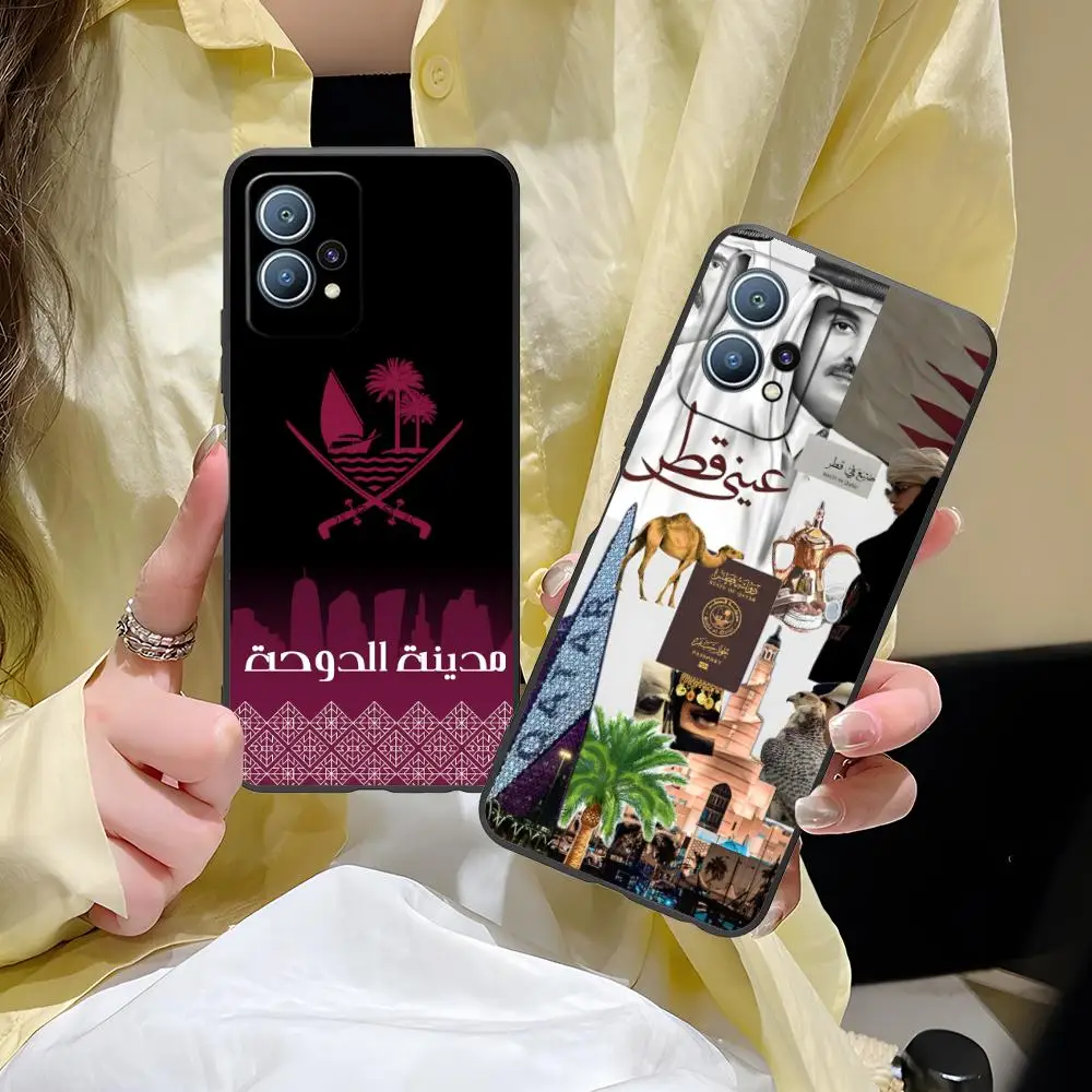 Qatar Flag Mobile Cell Phone Case for Huawei P60 P50 P40 P30 P20 P10 P9 P8 Pro Lite Plus Colour Printing Cover Smartphone Luxury