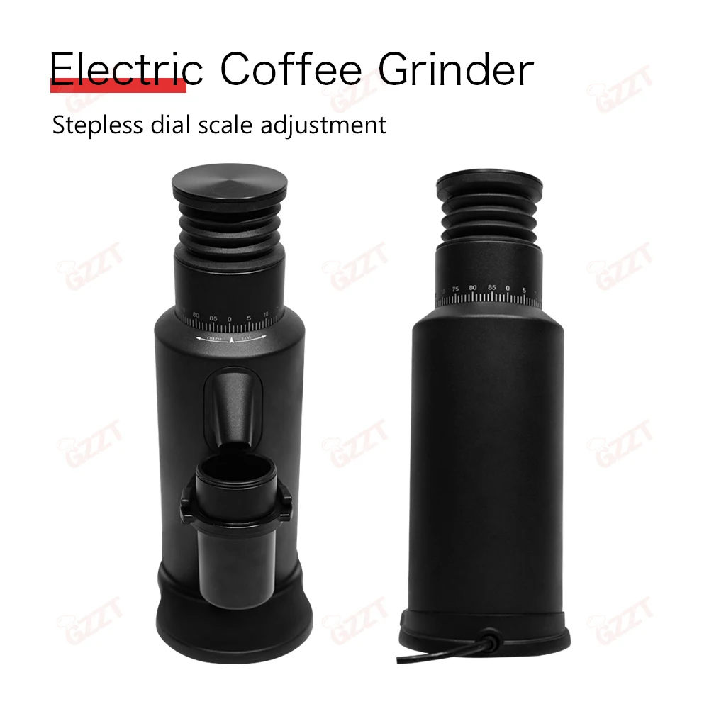 64mm Flat Burr Multifunction Coffee Bean Grinder DC Brushless Structure Professional for Turkish Coffee Commercial Preparation