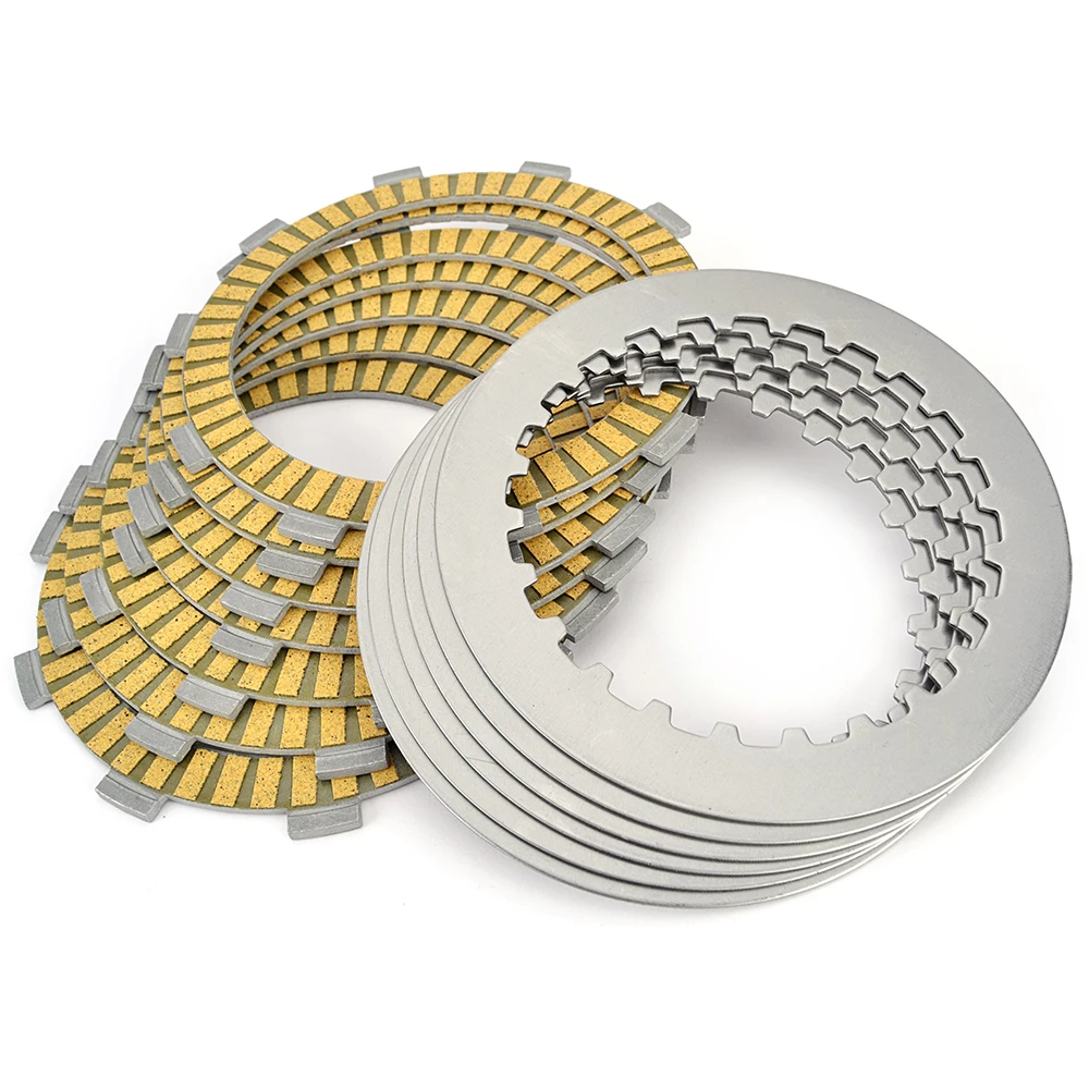 Clutch Kit Steel & Friction Plates For Honda CRM250 CB400SS CL400 XR400R M NSR250 Suzuki DR250R DR-Z 250 TRIUMPH Daytona 650 - view 5