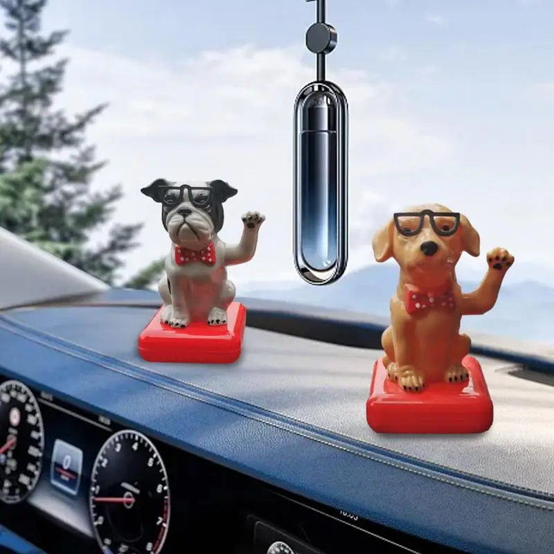 Bobblehead Dancer For Car Cute Dog Dancing Toy Car Dashboard Decor To Ease Boredom Solar Dancers Absorb Sunlight No Battery