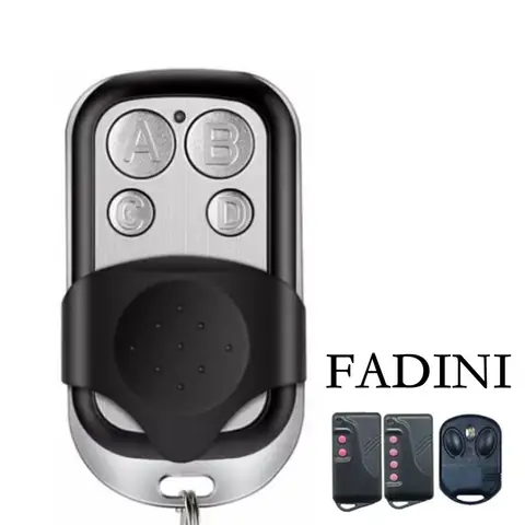 FADINI Astro-43 2 차고 문짝, 게이트 리모컨 교체, 복제기, 고정 코드, 433.92MHz