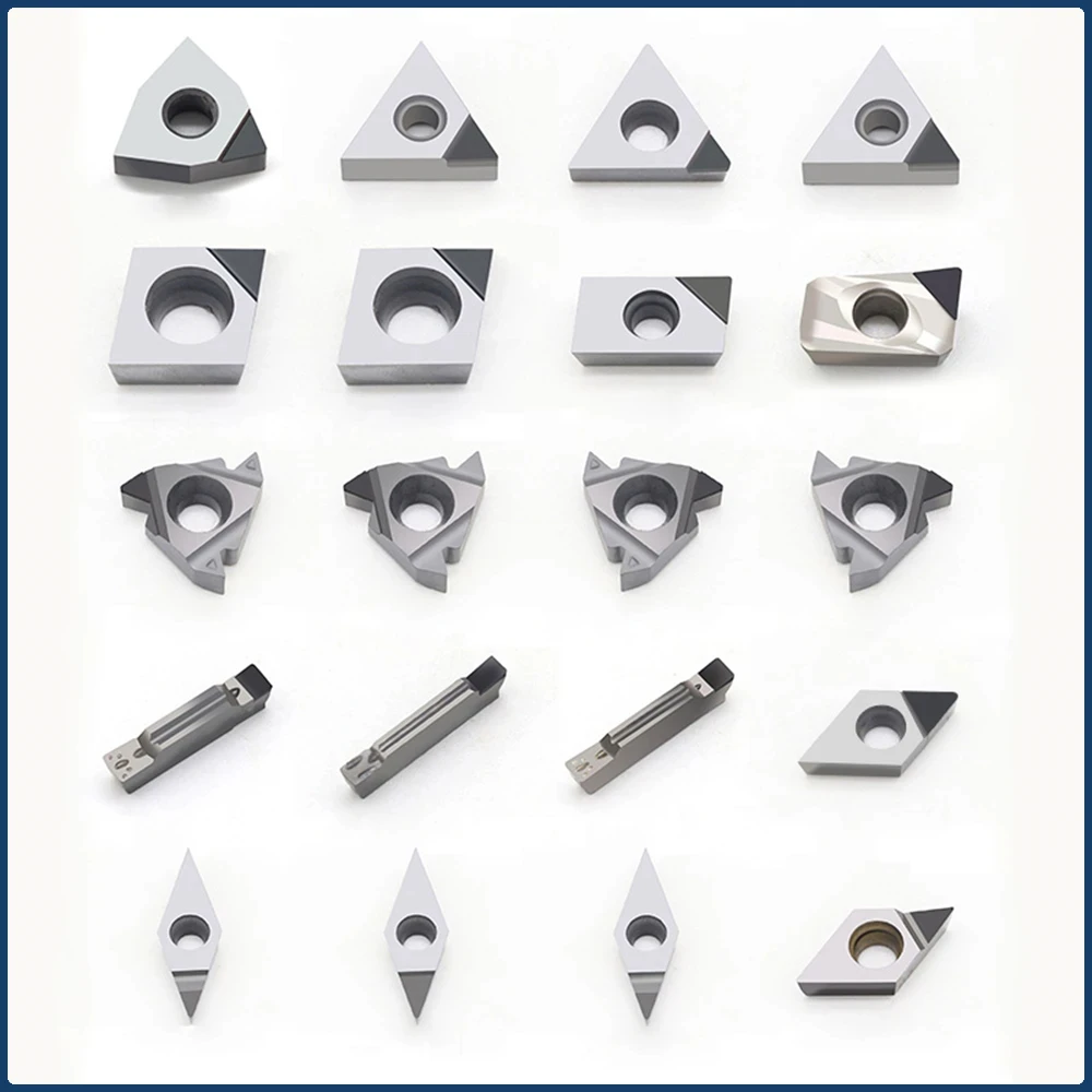 

1PCS PCD CBN Diamond Inserts Cutter Tool CCGT060204 DCGT11T304 TCGT110204 TNMG WNMG VBMT APKT 16ER Lathe Internal Turning Tools