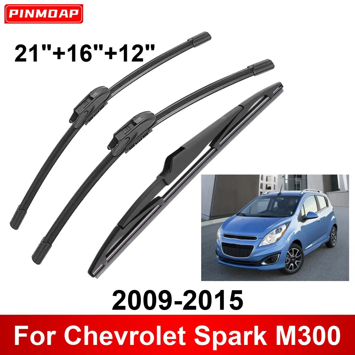 1/2/3/4/6PCS Auto Wischer Für Chevrolet Funken M300 2009-2015 vorne Hinten Wischer Klingen Pinsel Auto Zubehör 2011 2012 2013 2014
