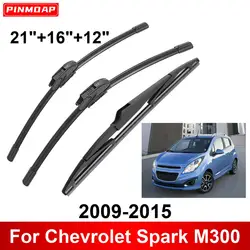 1/2/3/4/6PCS Car Wiper For Chevrolet Spark M300 2009-2015 Front Rear Wiper Blades Brushes Auto Accessories 2011 2012 2013 2014