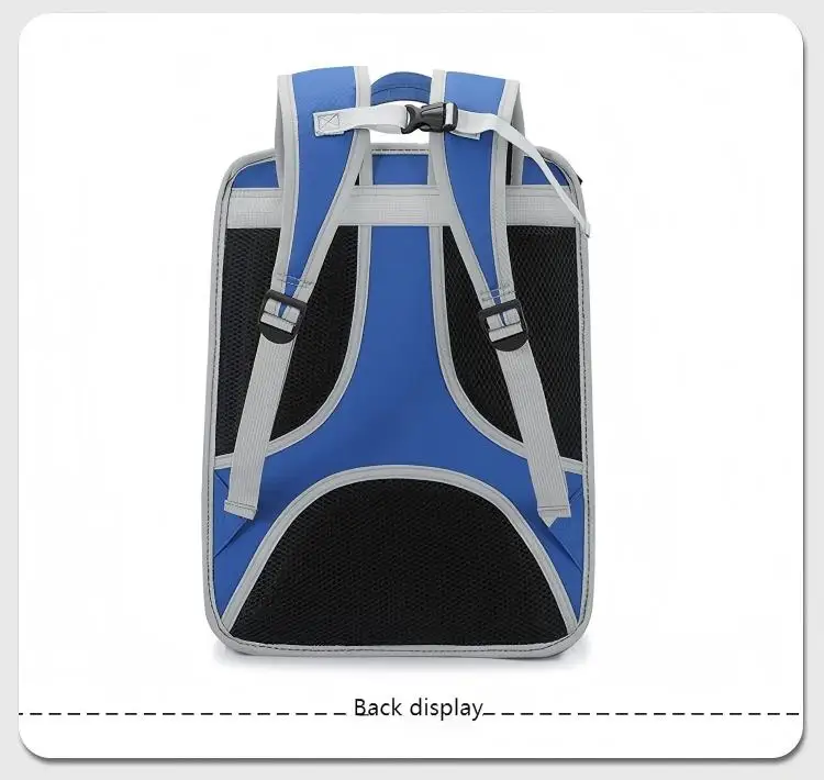 Pet Cat Backpack Carrier Oxford Cloth Panoramic Transparent Window Breathable Large Capacity Foldable Outdoor Travel for Cats