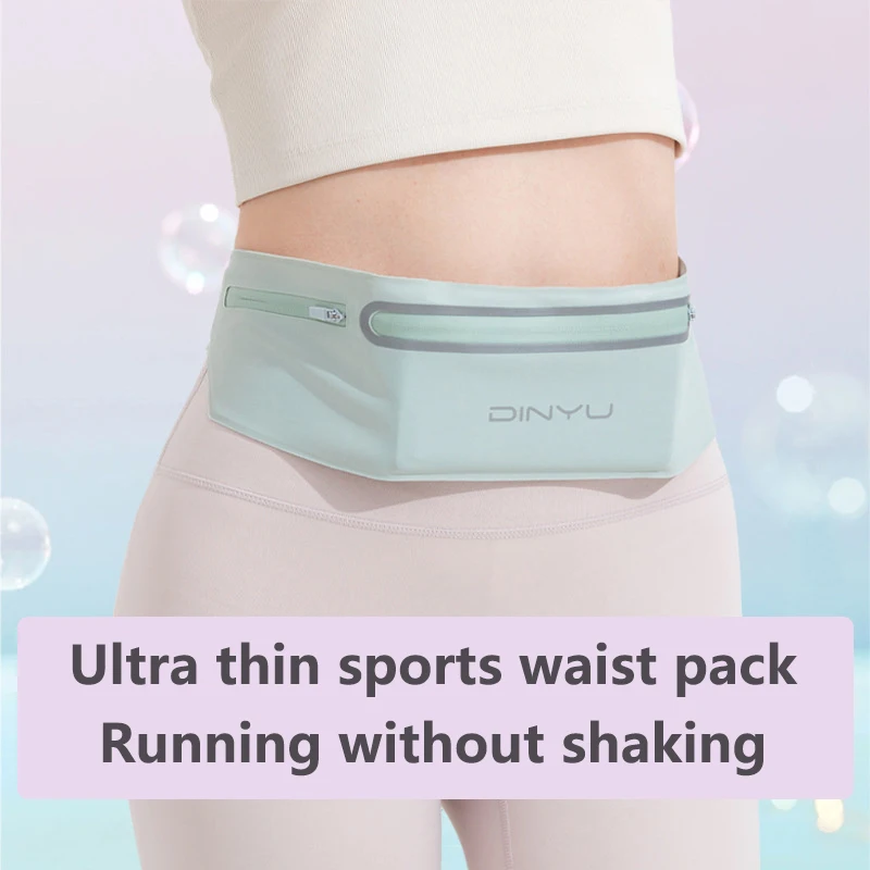 Outdoor Sports Waist Pack Fanny Pack Wallet Adjustable Men Women Running Pouch Belt Portable Invisible Phone Holder Gym Bum Bag