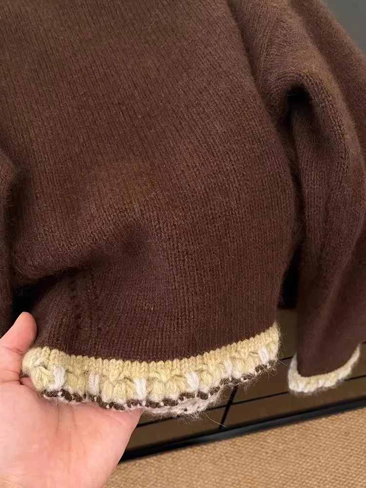 

Свитера, джемперы, пуловеры, женские золотые леопардовые принты, иллюзия, две части, BF Y2K, леди OL, работа, профессиональная деловая встреча, простая