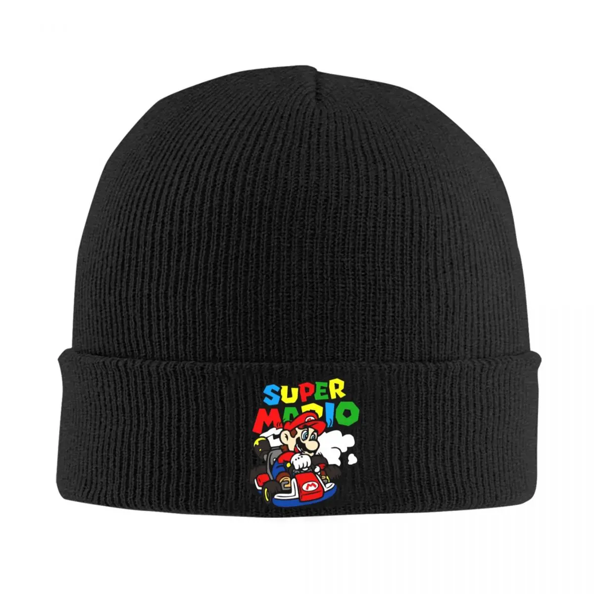 Cartoon M-marioes Bonnet Hats Knitted Hat Unisex Adult Funny Warm Beanie Hats Spring Kpop Graphic Cap