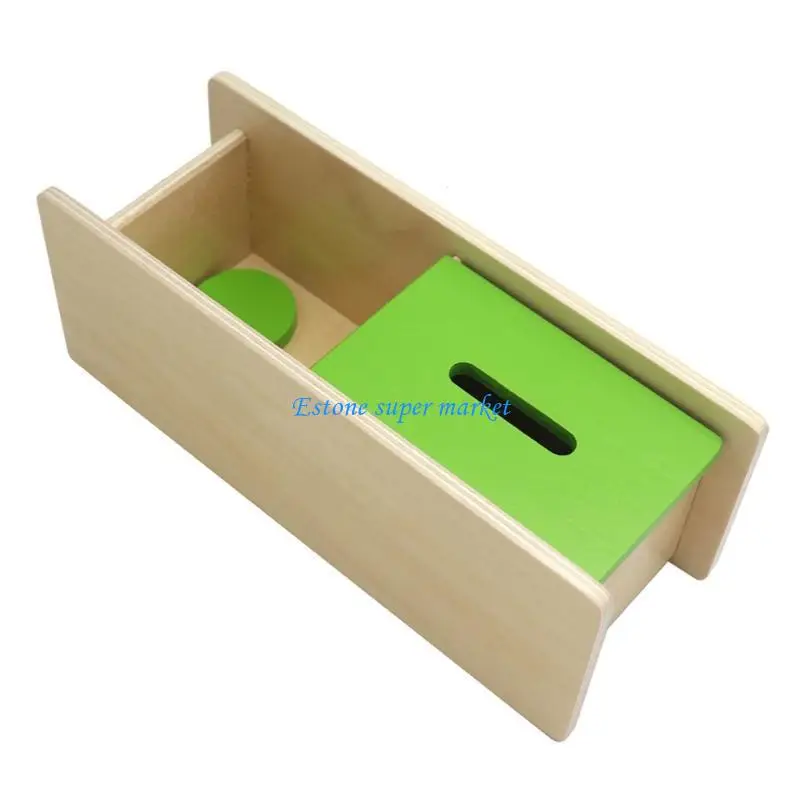 

090B Wooden Box Match Toy Children Learning Toy Learning Object Sensing Intellectual Drawer Toy Children Hand Exerciser