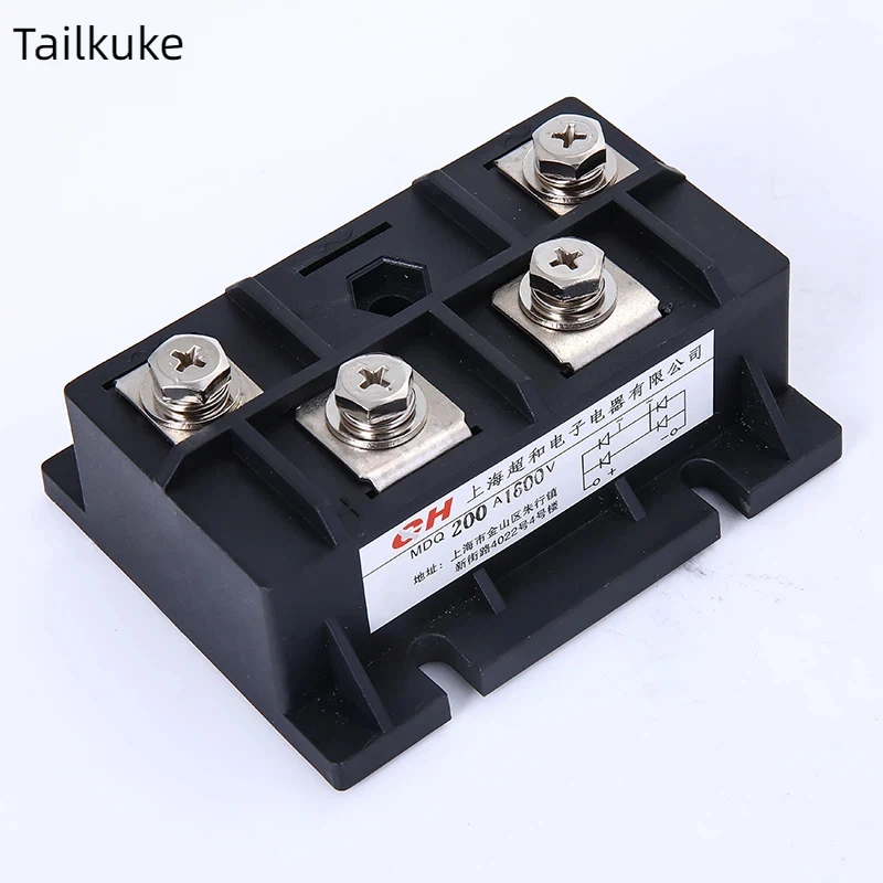 MDQ100A1600V Single-phase Rectifier Bridge Module, High-power DC Power 200A/300A/500A/400A