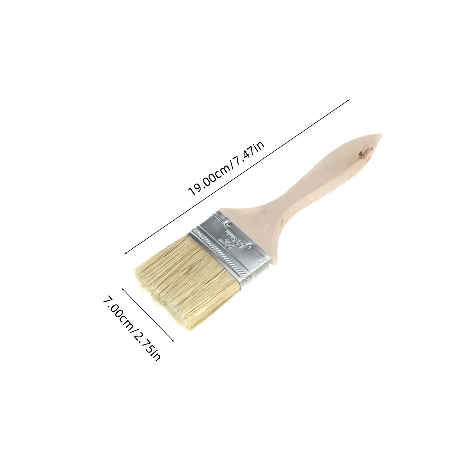 5Pcs High Quality Paint Brush Set Natural Bristle Wooden Handle for Classic Furniture Restoration Wall Painting Cabinets Tables