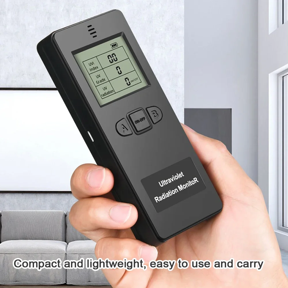 Portable Detector Ultraviolet  UVI Meter Digital Ultraviolet Radiation Radiometer Tester Protective Equipment Testing Tool