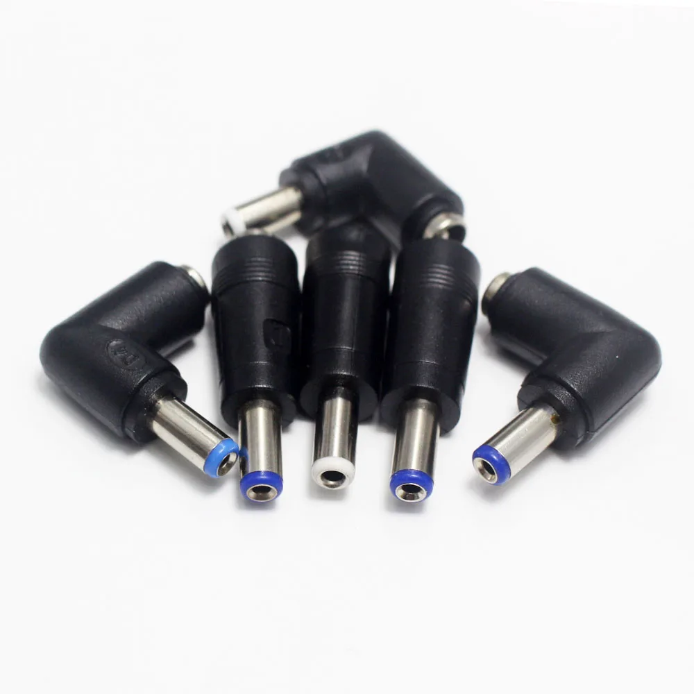 1Pcs Connector For Dc Power Adapter Connector Plug Conversion Head Jack Female Socket 5.5*2.5/2.1mm Turn To Male 5.5*2.1/2.5mm