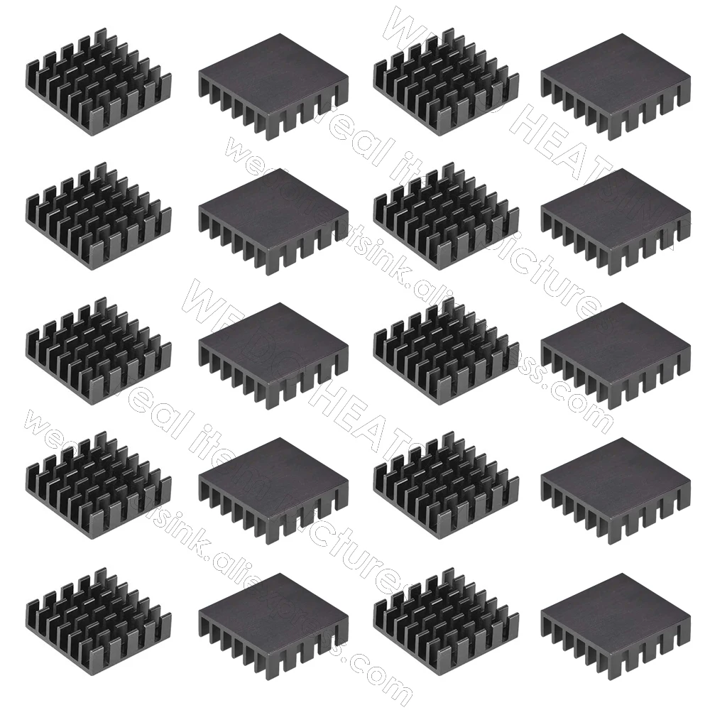 WE DO HEATSINK 20x20x6mm Without or With Thermal Pad Aluminum Heatsink Radiator Cooling Cooler With Thermal Adhesive Pad