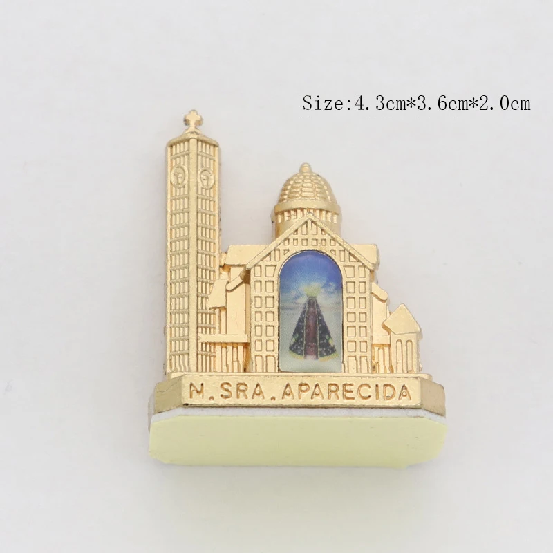 Catholic Church N.Sra.Aparecida Statue Architectural Model Figurine Home Church Decoration Religious Souvenir Gift