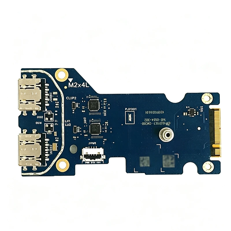 Laptop USB Audio IO Board 02P0CY LS-L656P For Dell G15 5520 5521 G16 7620 Headphone Jack Sub Board