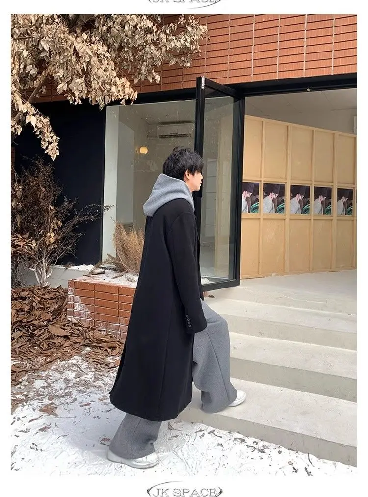 

Мужское пальто из смесовой шерсти, в стиле байкер, для рыбалки, в стиле преппи, приятное к коже, с круглым вырезом, винтажное, на пуговицах, свободного кроя, с леопардовым принтом, из мягкого эластичного хлопка