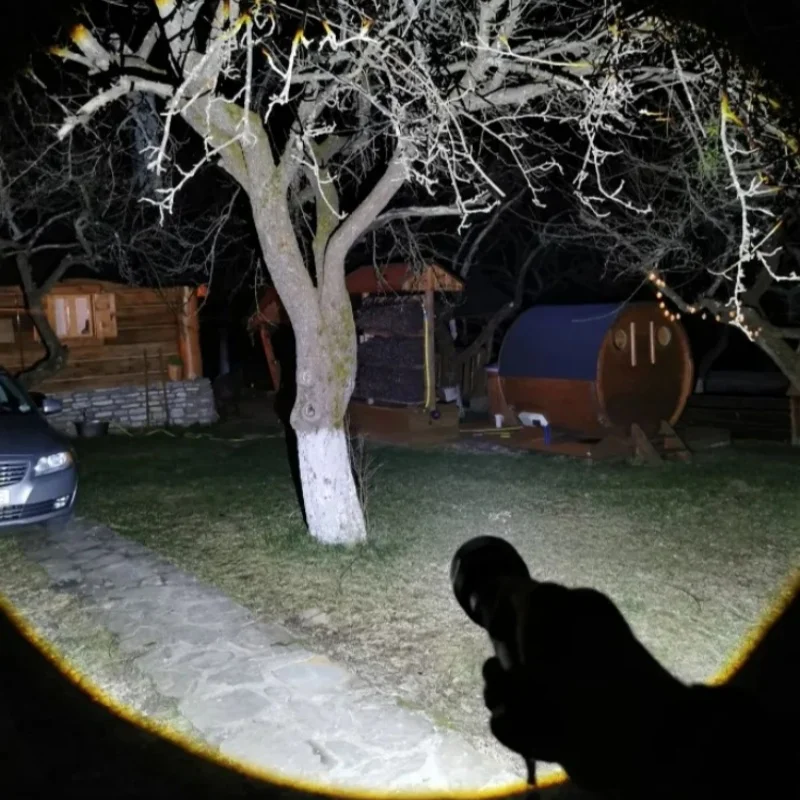 5000mAh Ultra Powerful Flashlight Rechargeable LED Flashlight Tactical Torch Zoom High Power Flashlight 3000M Long Shot Lantern