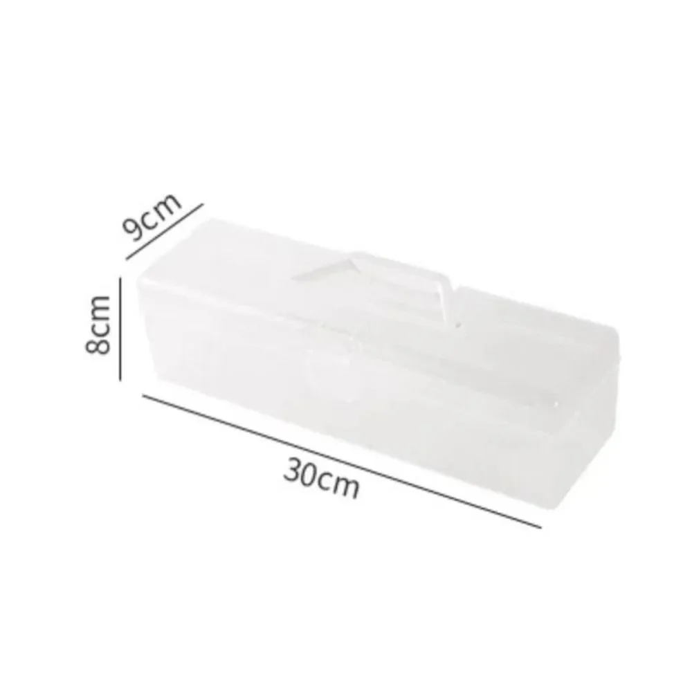 Plastic Game Cards Storage Box Transparent Large Capacity Football Stars Trading Card Storage Box Dustproof Multi-Purpose