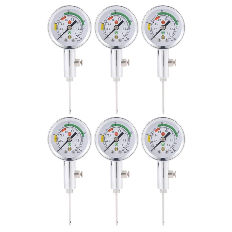 B93B-6X Ball Pressure Gauge Ball Pressure Measuring Tool Basketball Football Volleyball Barometer