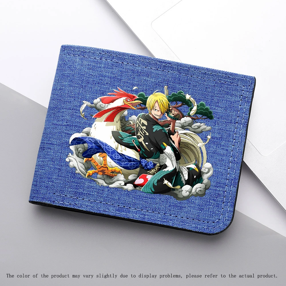 قطعة واحدة شخصية أنيمي سانجي بوا هانكوك محفظة رجالية قصيرة قابلة للطي محمولة محفظة نسائية للعملات المعدنية بطاقة ائتمان شخصية أنيمي هدية متينة