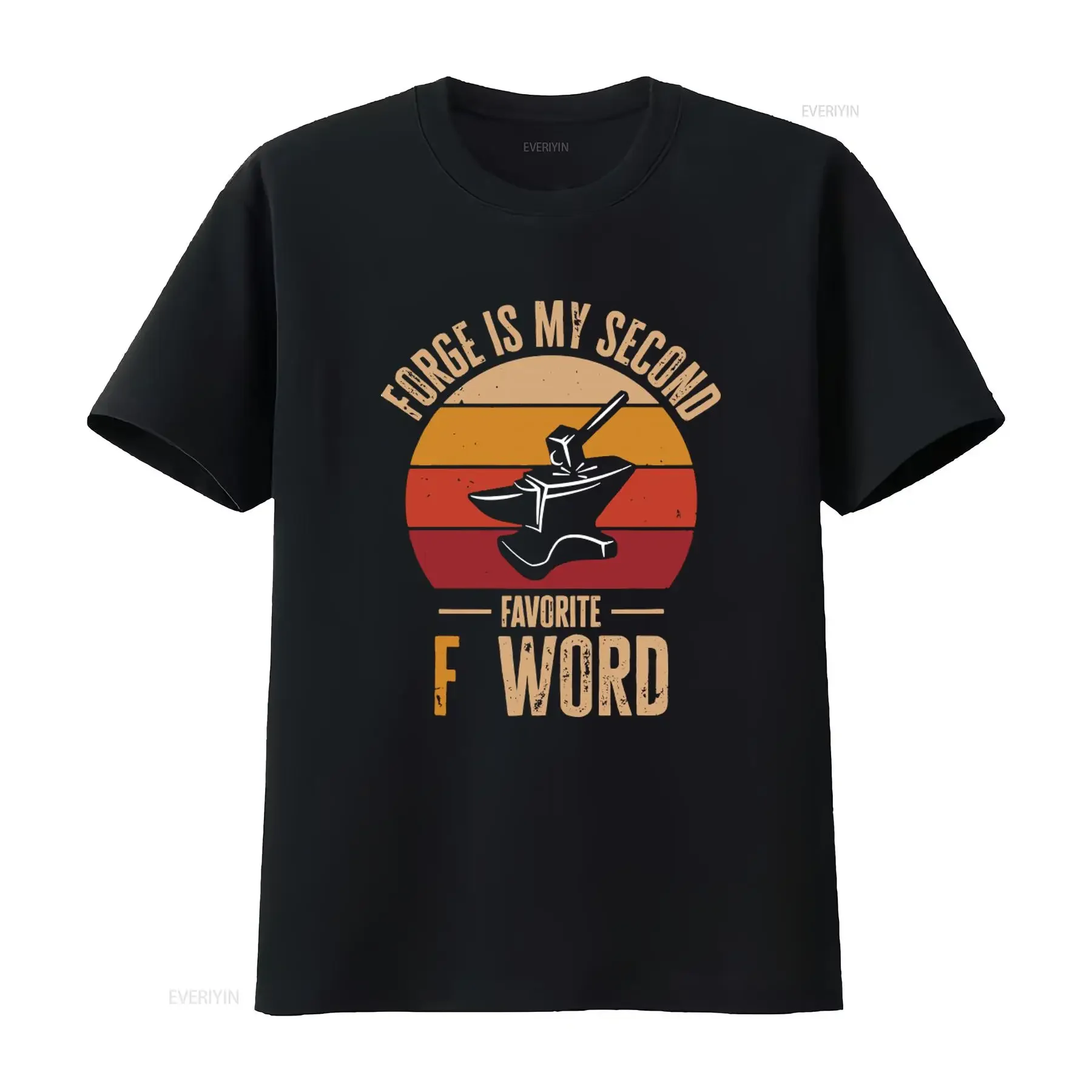Vintage Style Forge Is My Second Favorite F Word T Shirt for Blacksmiths and Bladesmiths vintage Washed Unisex Soft homme