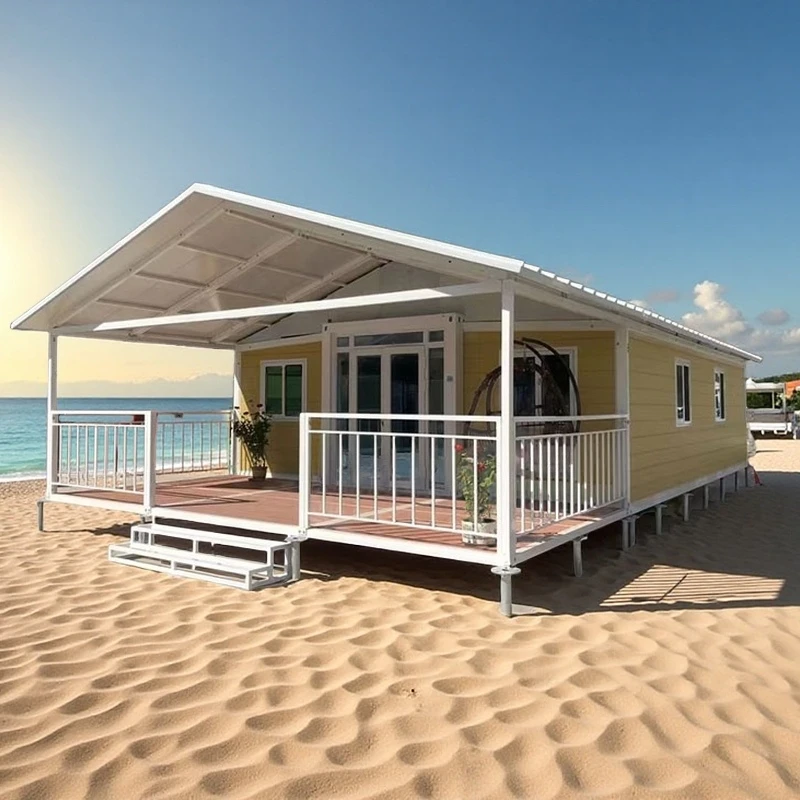 Expandable Container Cabin Manufacturer Custom Design Modular House For Construction Site And Guest Accommodation