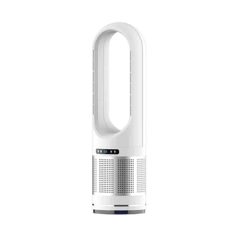 2026 New, High Quality EddaAir Bladeless Tower Fan with Air Purifier and Ionizer, Portable Electric Floor Air Cooler with