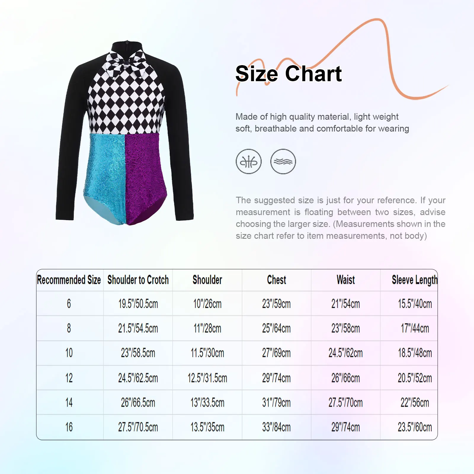 어린이 소녀 반짝이 스팽글 발레 레오타드 바디수트 레이싱카 드라이버 서커스 코스프레 의상 긴팔 체크무늬 보타이 점프수트
