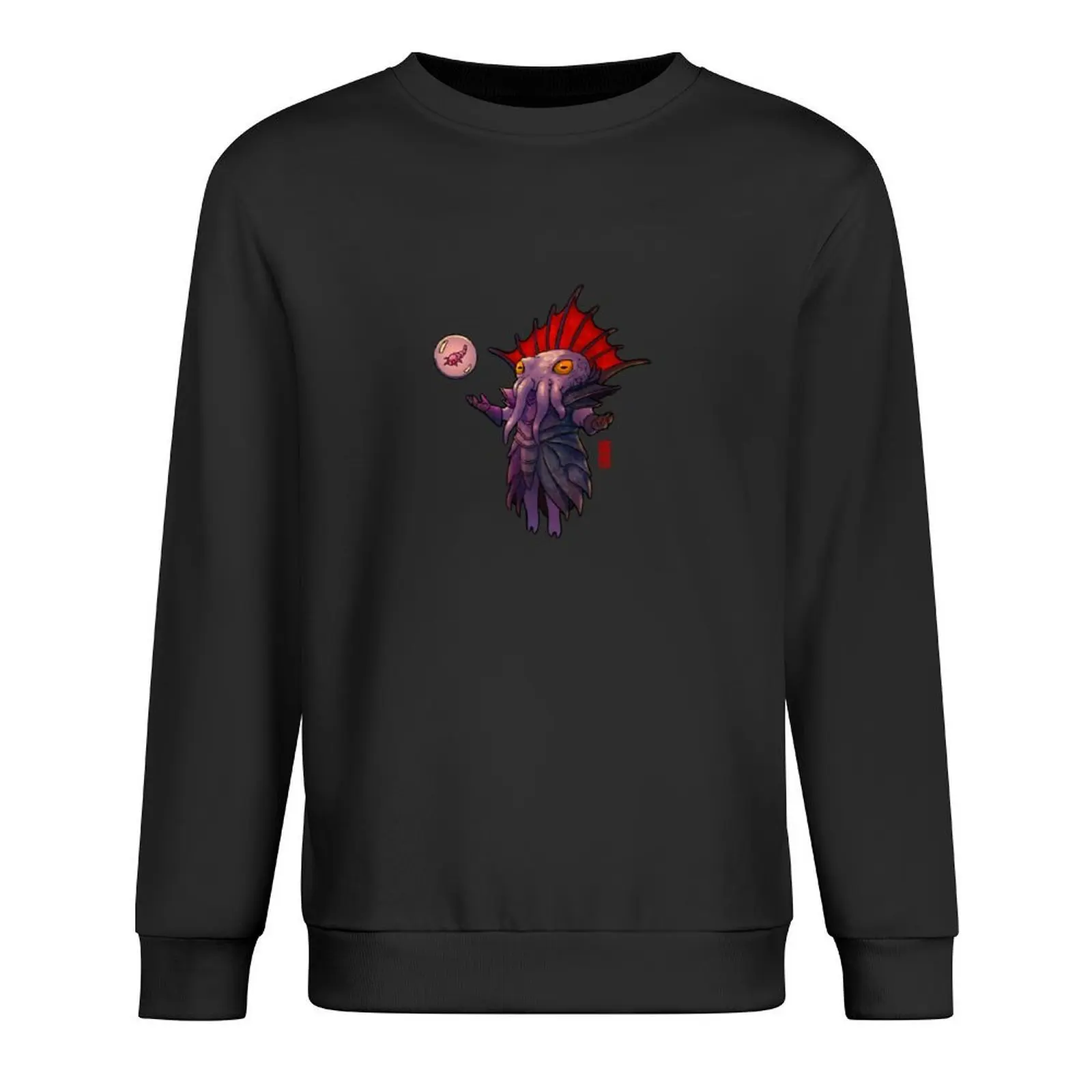 

mind flayer illithid frog art Pullover japanese style korean style clothes korean clothes mens clothing sweatshirt male
