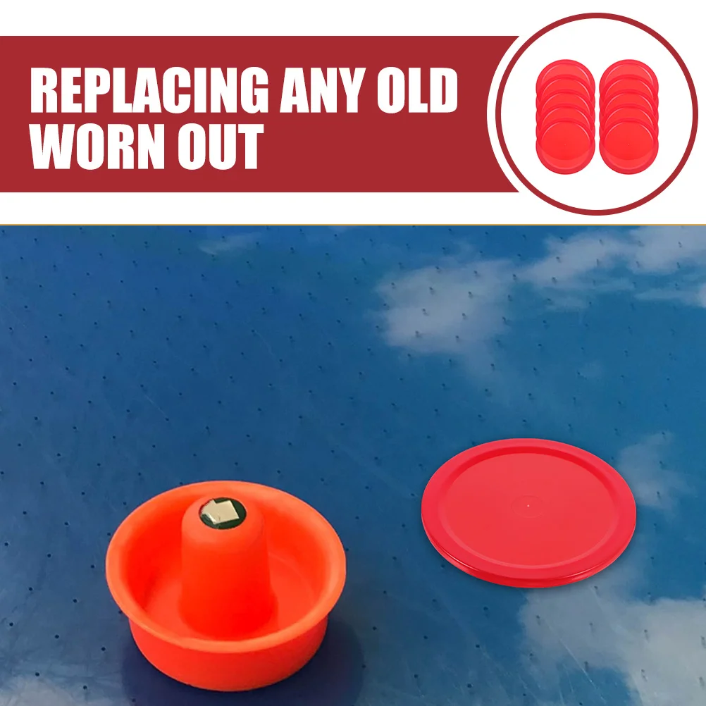 

20pcs Air Pucks Replacement Plastic Table Puck Stable Ice Hockey Accessories For Room Bar Desktop Hockey Supplies