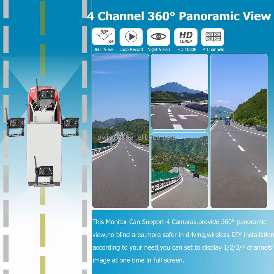 HD 1080P Backup Camera 7