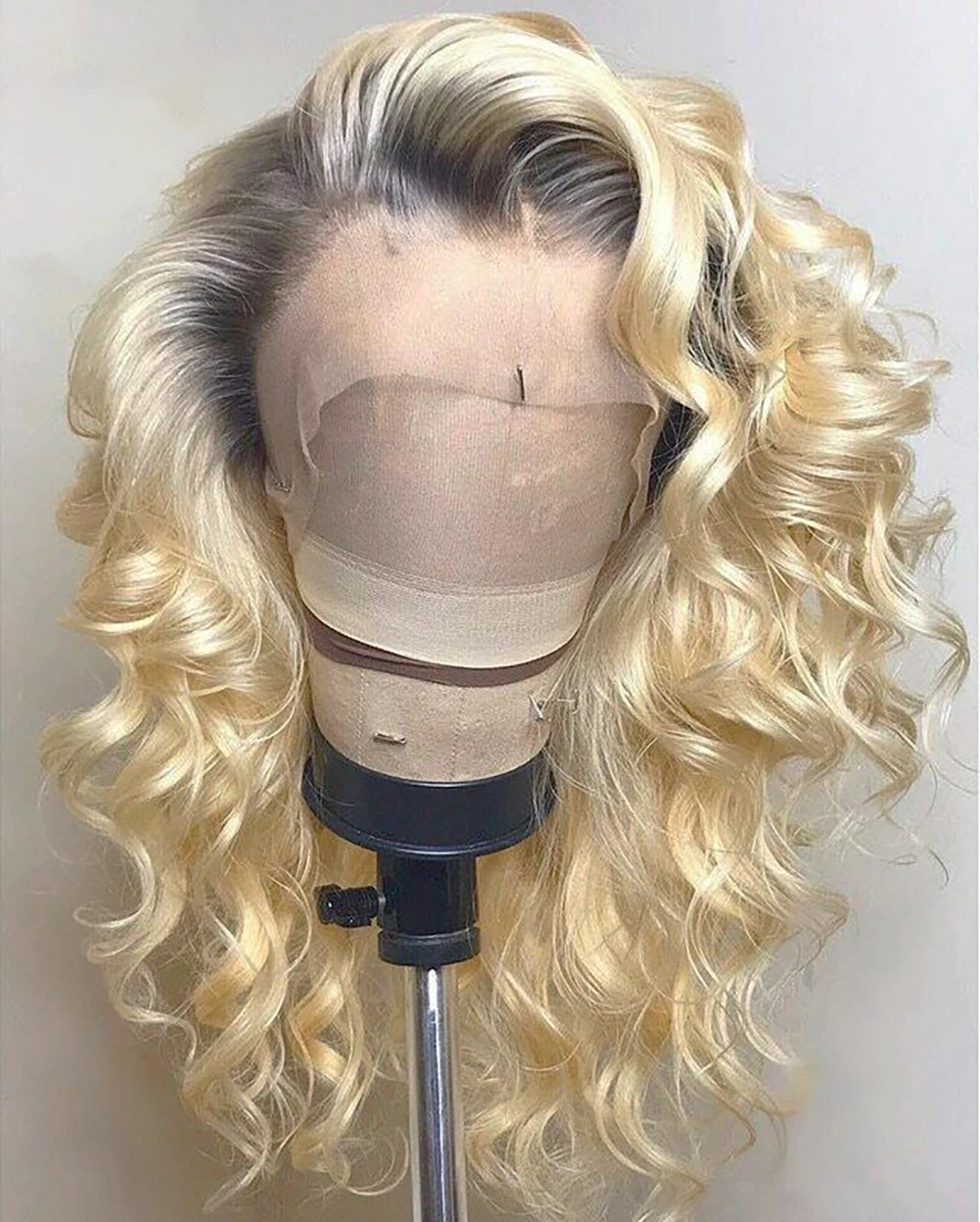 Blonde 13x6 lace frontal wig Human Hair Colored 613 blonde deep water wave HD Transparent Lace wigs Pre Plucked Ombre Brown