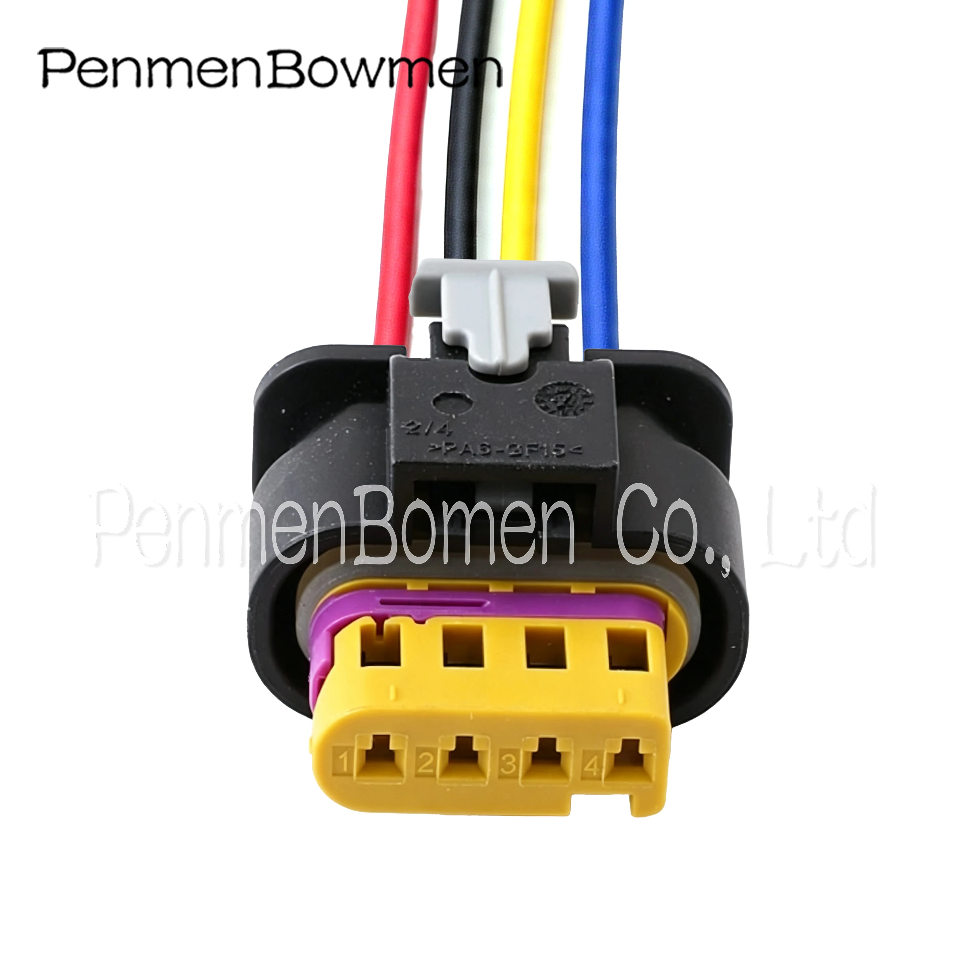 1 Set 4 Pin Mass Air Flow Meter Sensor Wire Harness Plug Automotive MAF Sensor Connector 4H0973704C